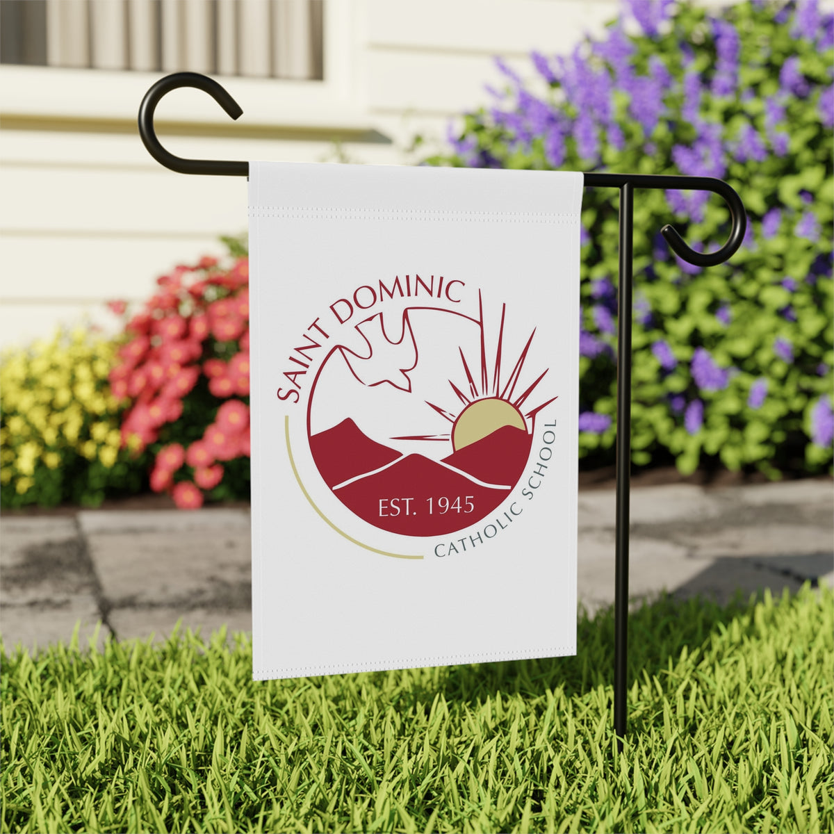 St Dominic School - Kingsport, TN Garden & House Banner – Personalized Faith-Inspired Flag