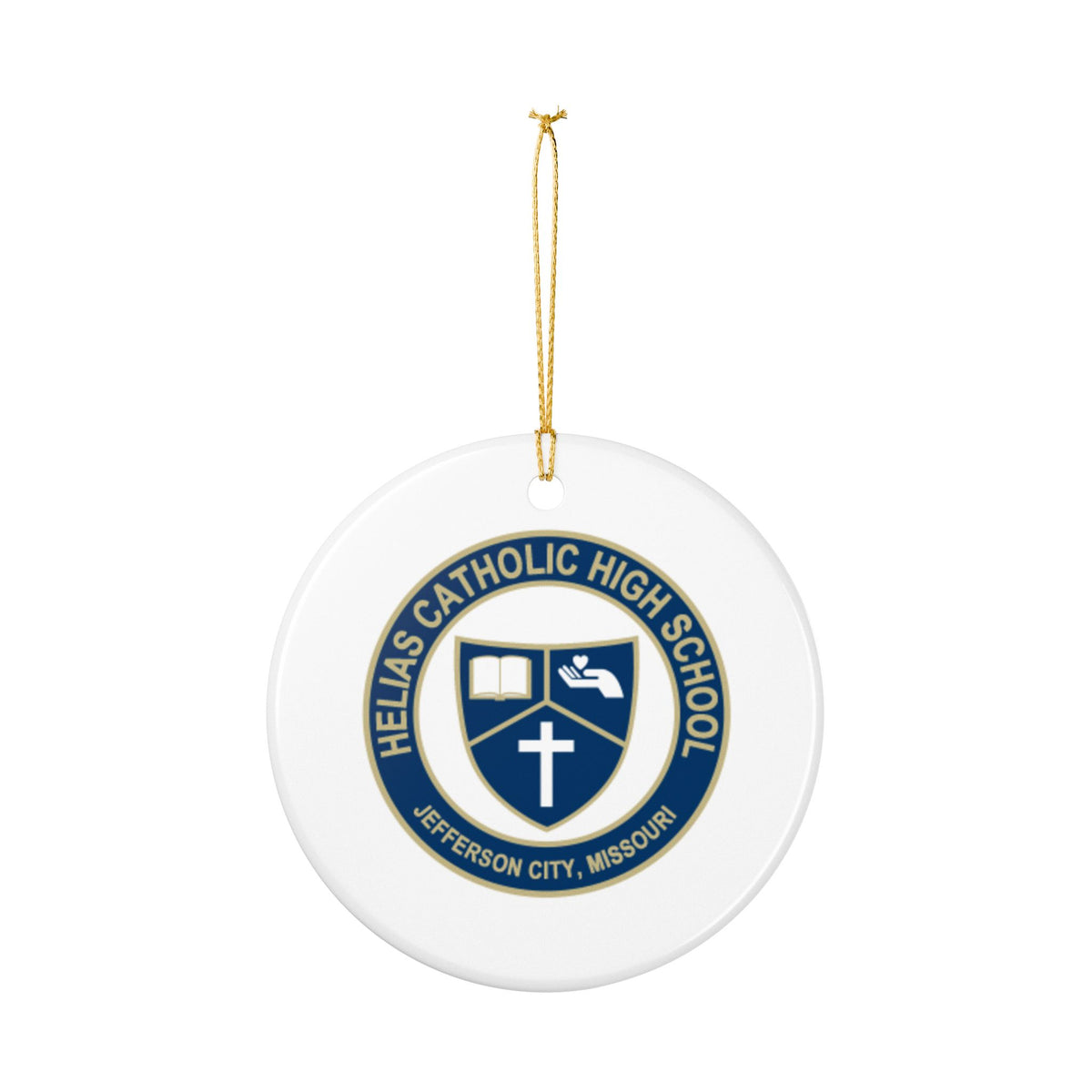 Helias Catholic High School - Jefferson City, MO Ceramic Ornament