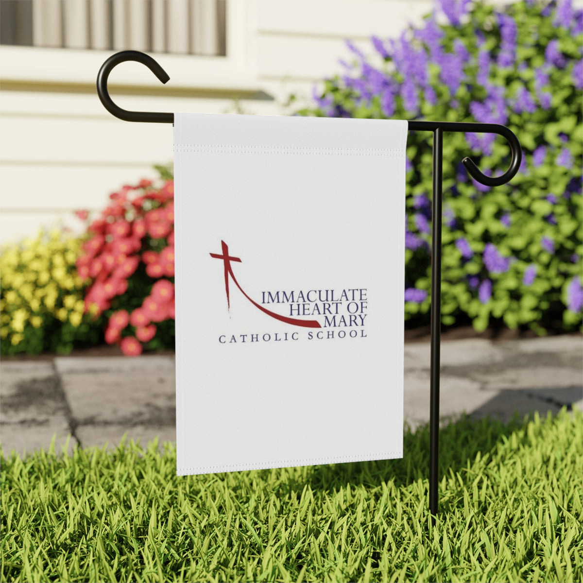 Immaculate Heart of Mary School - Grand Rapids, MI Garden & House Banner – Personalized Faith-Inspired Flag