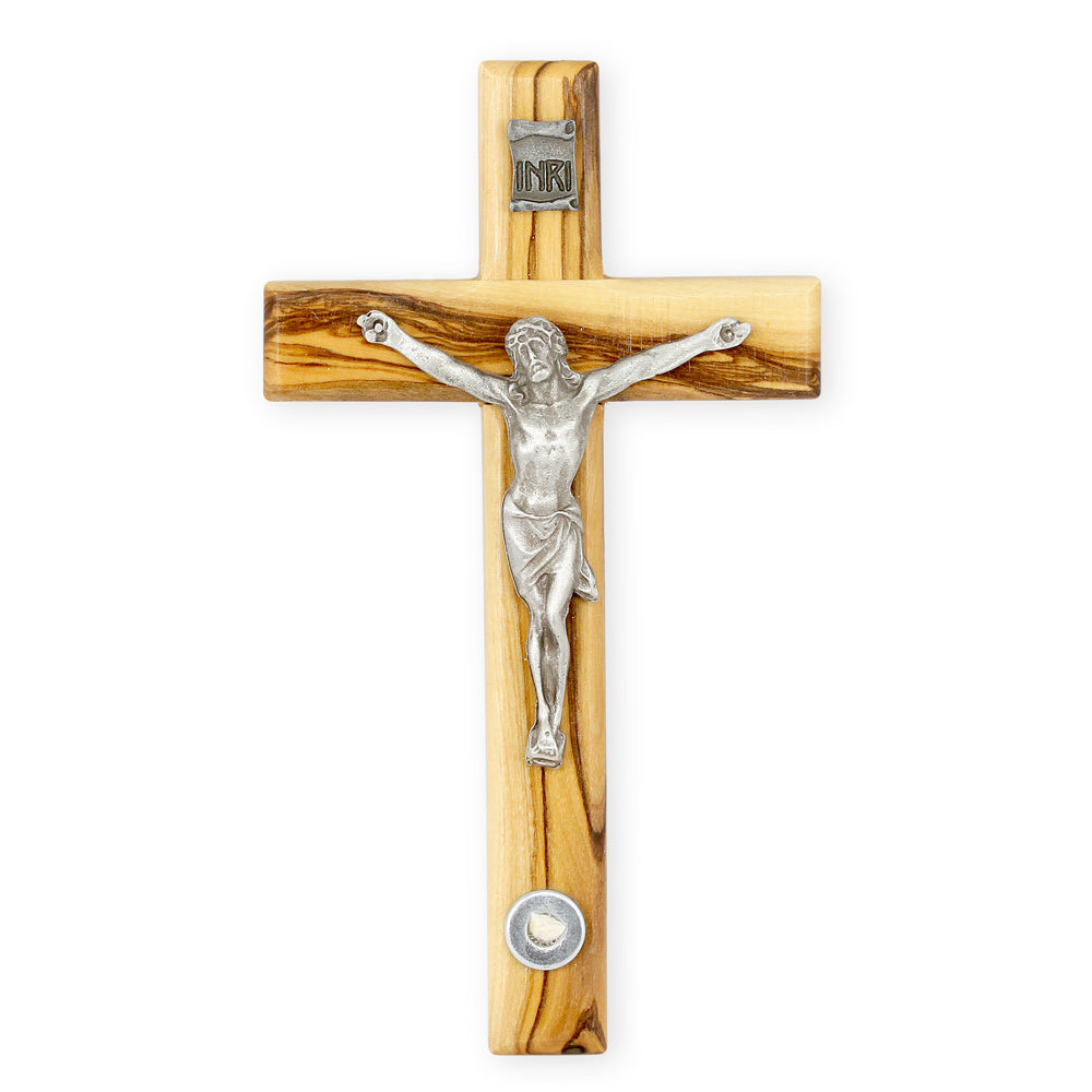 Hanging Crucfix with Bethlehem Stone - 5 Inch