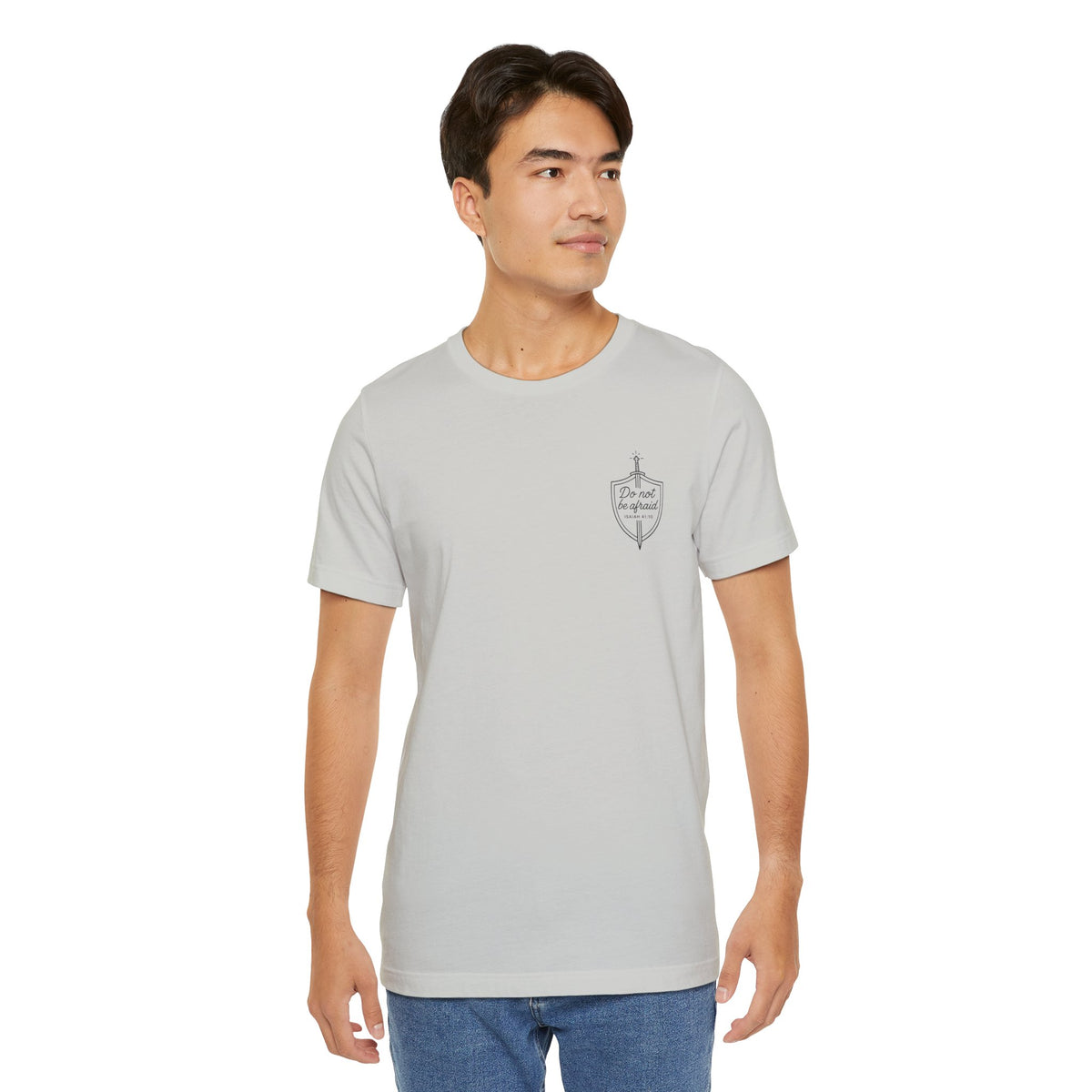 Be Not Afraid Catholic T-Shirt - Isaiah 41:10 & St. John Paul II Inspirational Tee