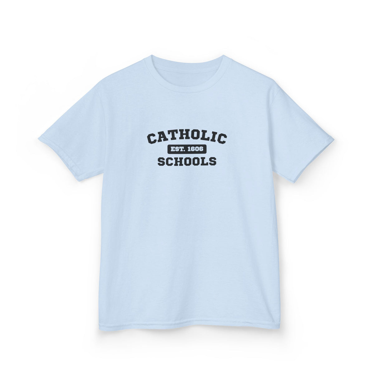 Kids Catholic Schools Tee – Established 1606 – Youth School Spirit Shirt