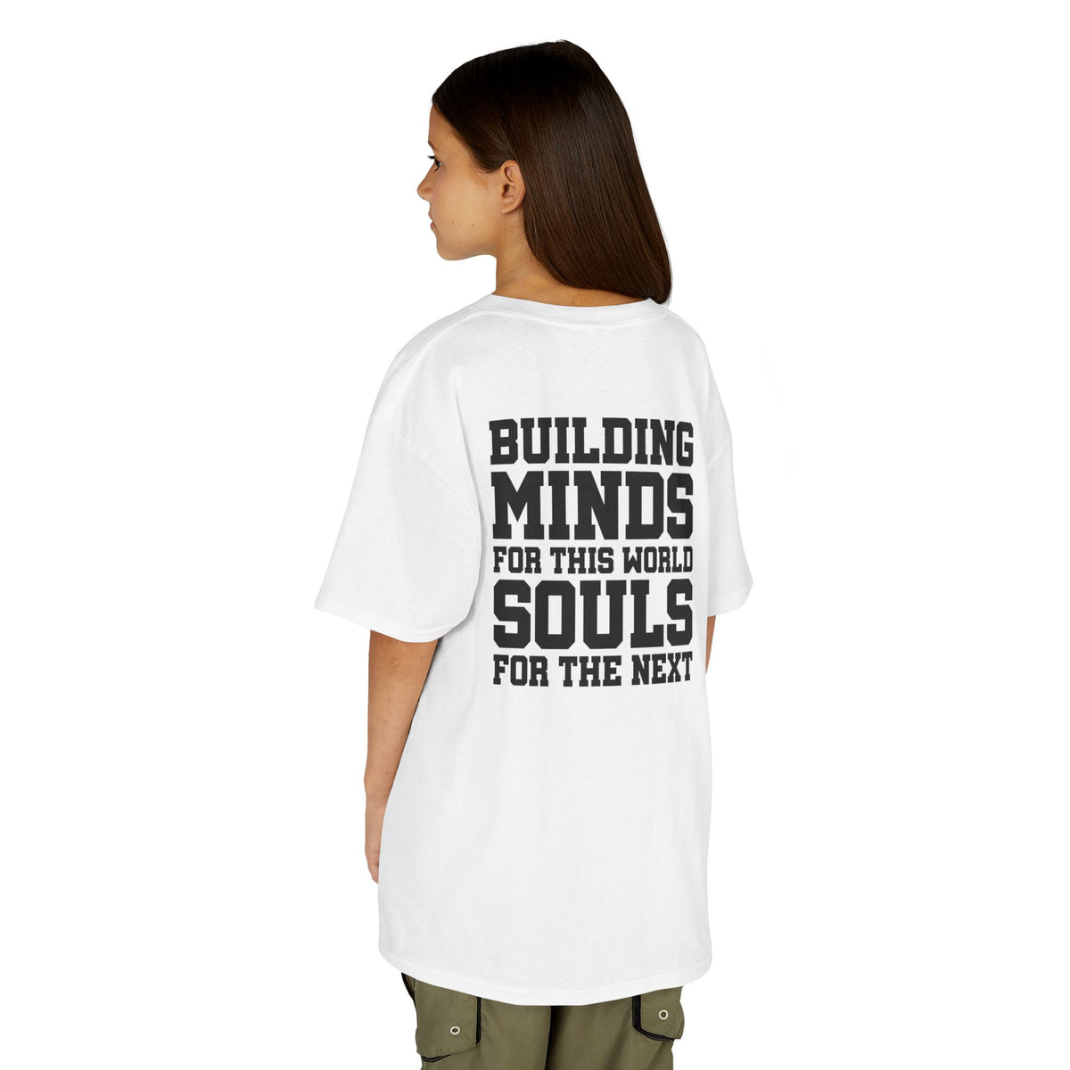 Catholic Schools Est. 1606 Kids T-Shirt – "Building Minds for This World, Souls for the Next" (Catholic Schools Series)