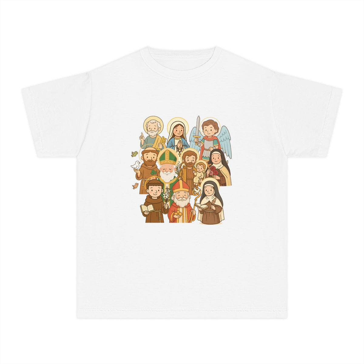 Youth All Saints Day Midweight Christian Tee
