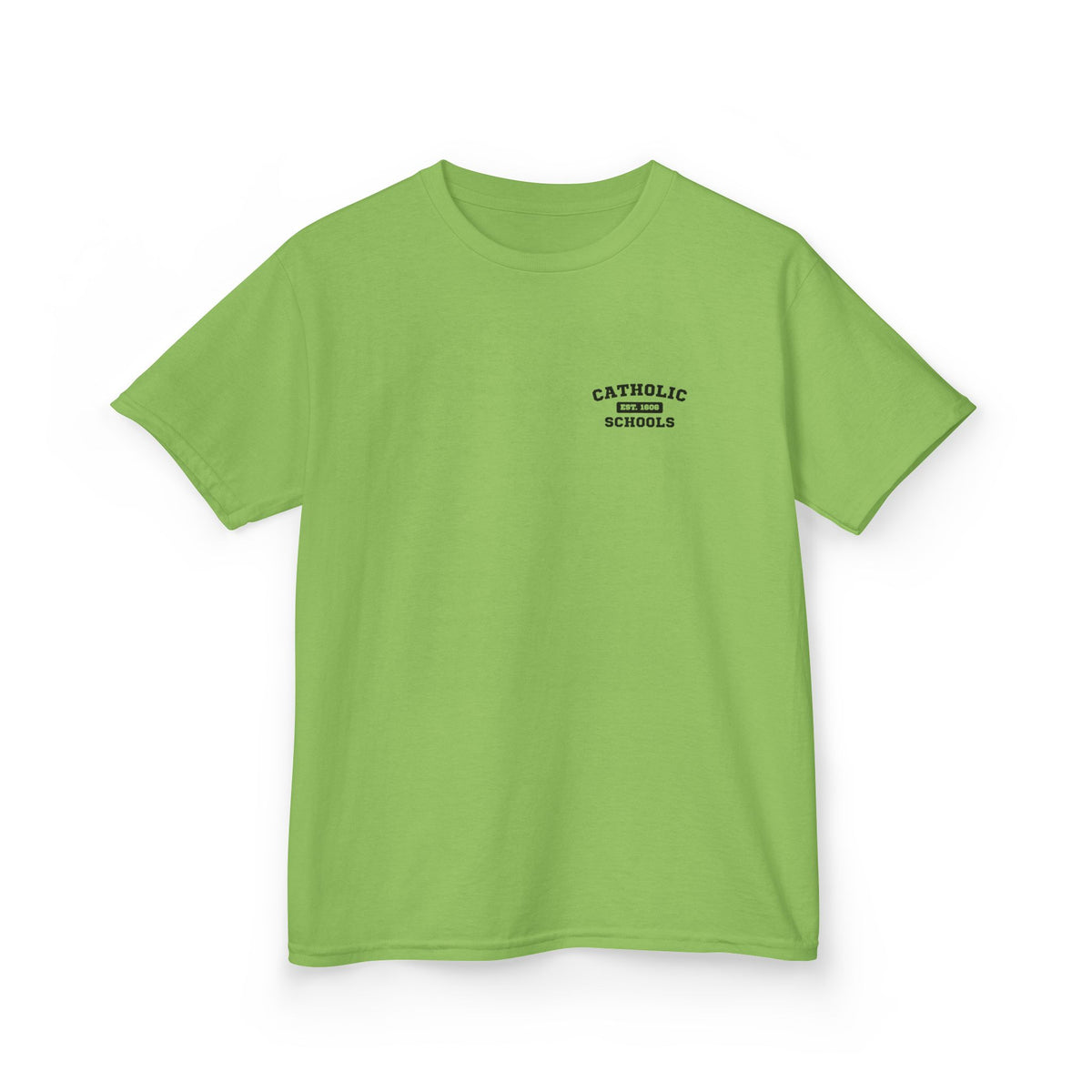 Catholic Schools Est. 1606 Kids T-Shirt – "Building Minds for This World, Souls for the Next" (Catholic Schools Series)