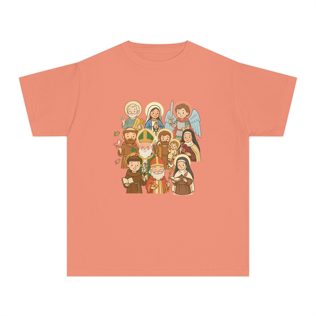 Youth All Saints Day Midweight Christian Tee