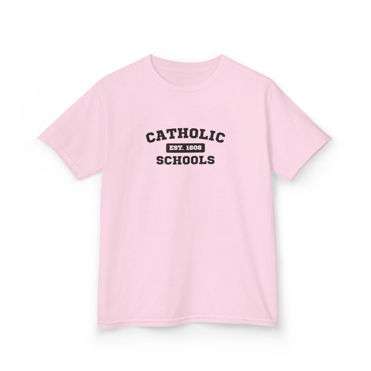 Kids Catholic Schools Tee – Established 1606 – Youth School Spirit Shirt