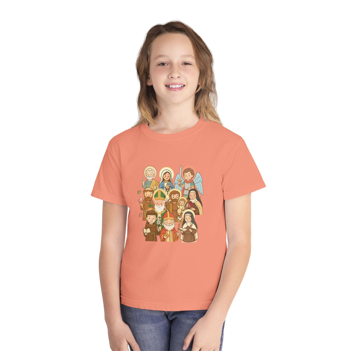 Youth All Saints Day Midweight Christian Tee