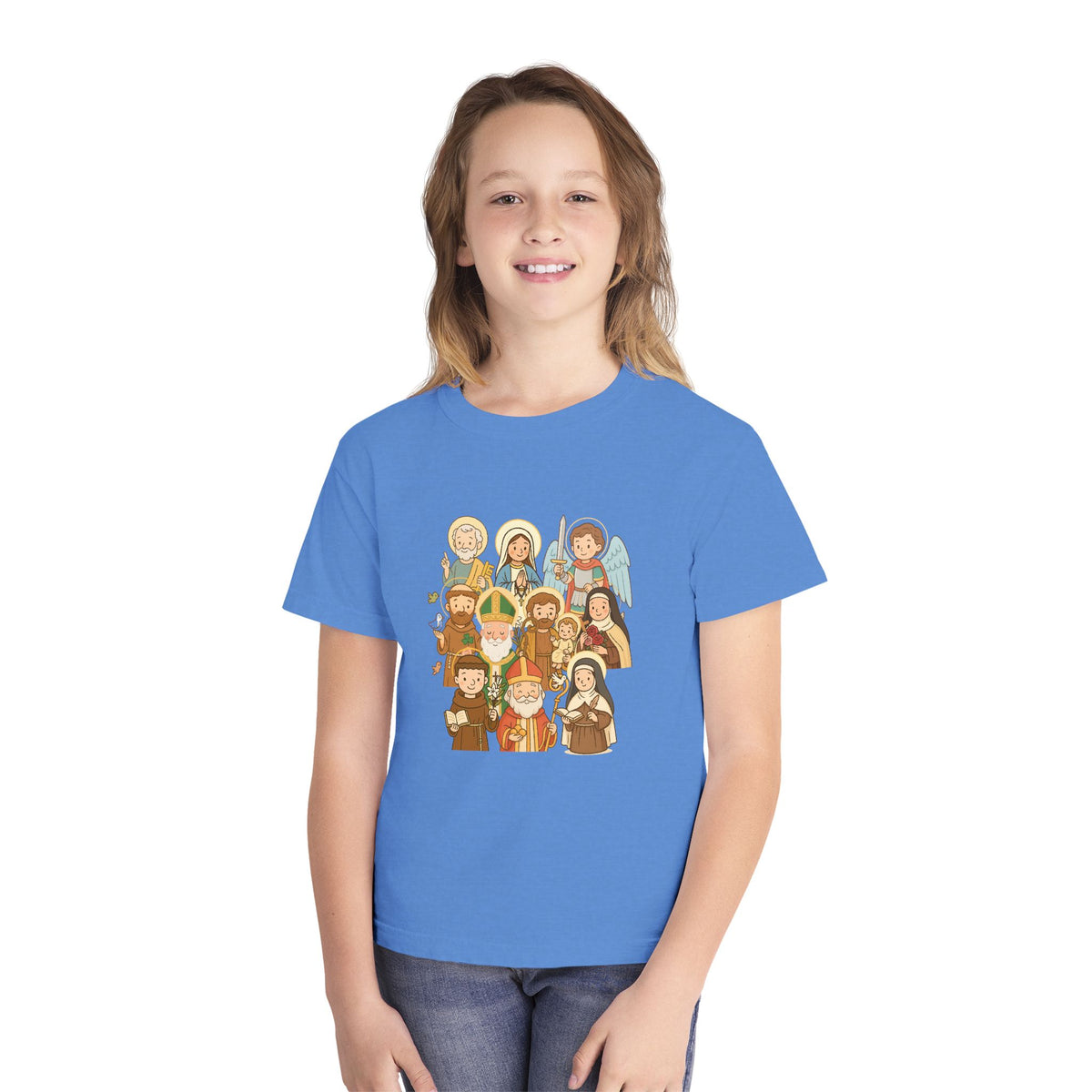 Youth All Saints Day Midweight Christian Tee