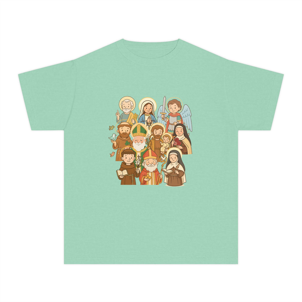 Youth All Saints Day Midweight Christian Tee