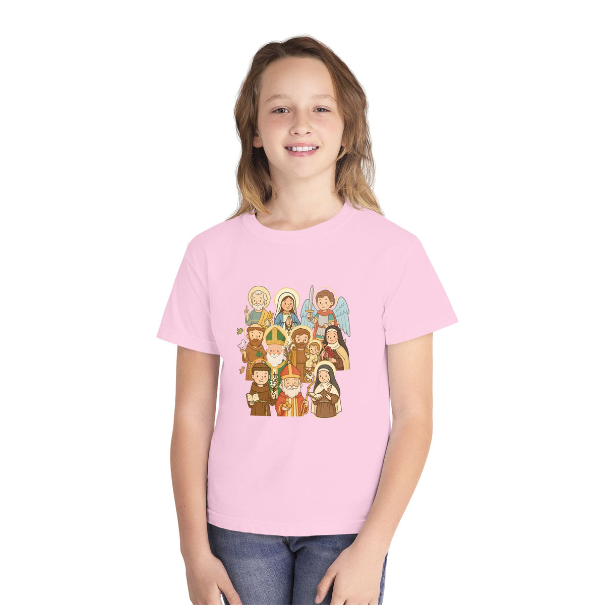 Youth All Saints Day Midweight Christian Tee