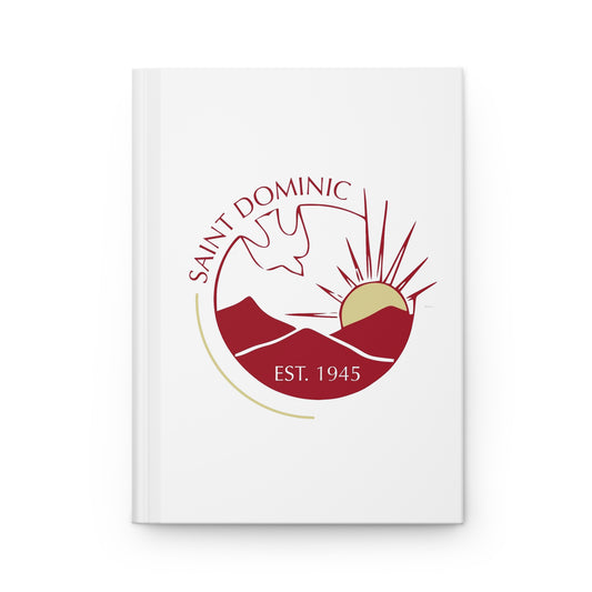 Saint Dominic Hardcover Journal — Established 1945 Sunrise Logo Notebook