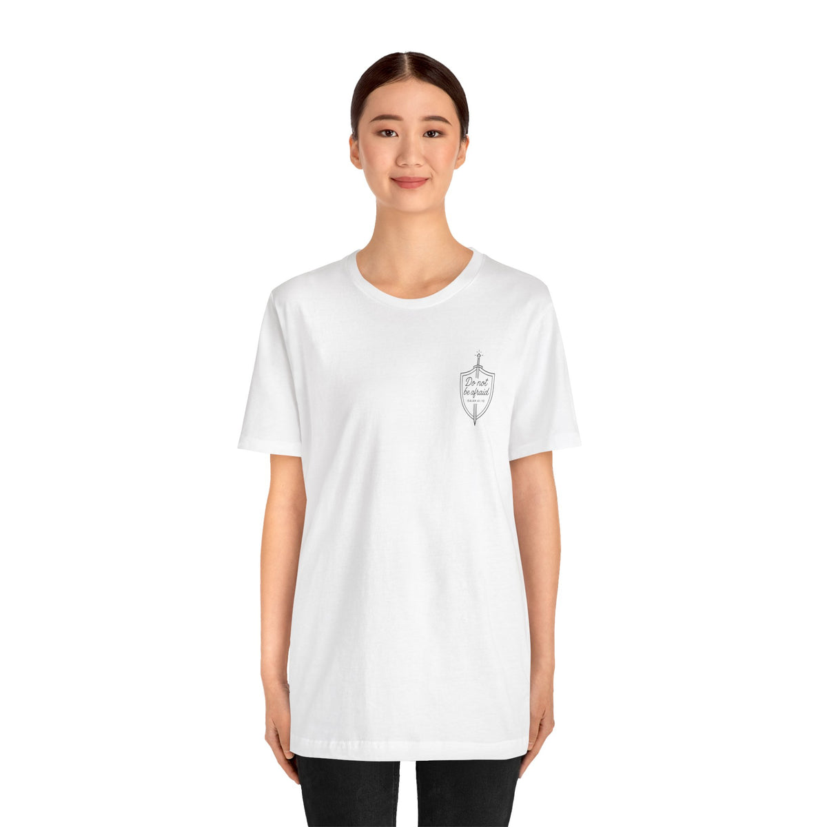 Be Not Afraid Catholic T-Shirt - Isaiah 41:10 & St. John Paul II Inspirational Tee