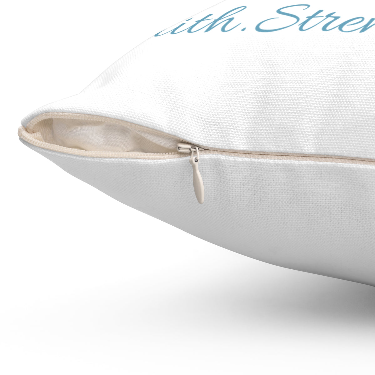 Faith, Strength, Grace,- Catholic Square Pillow - Women Saints One-Sided Throw Pillow