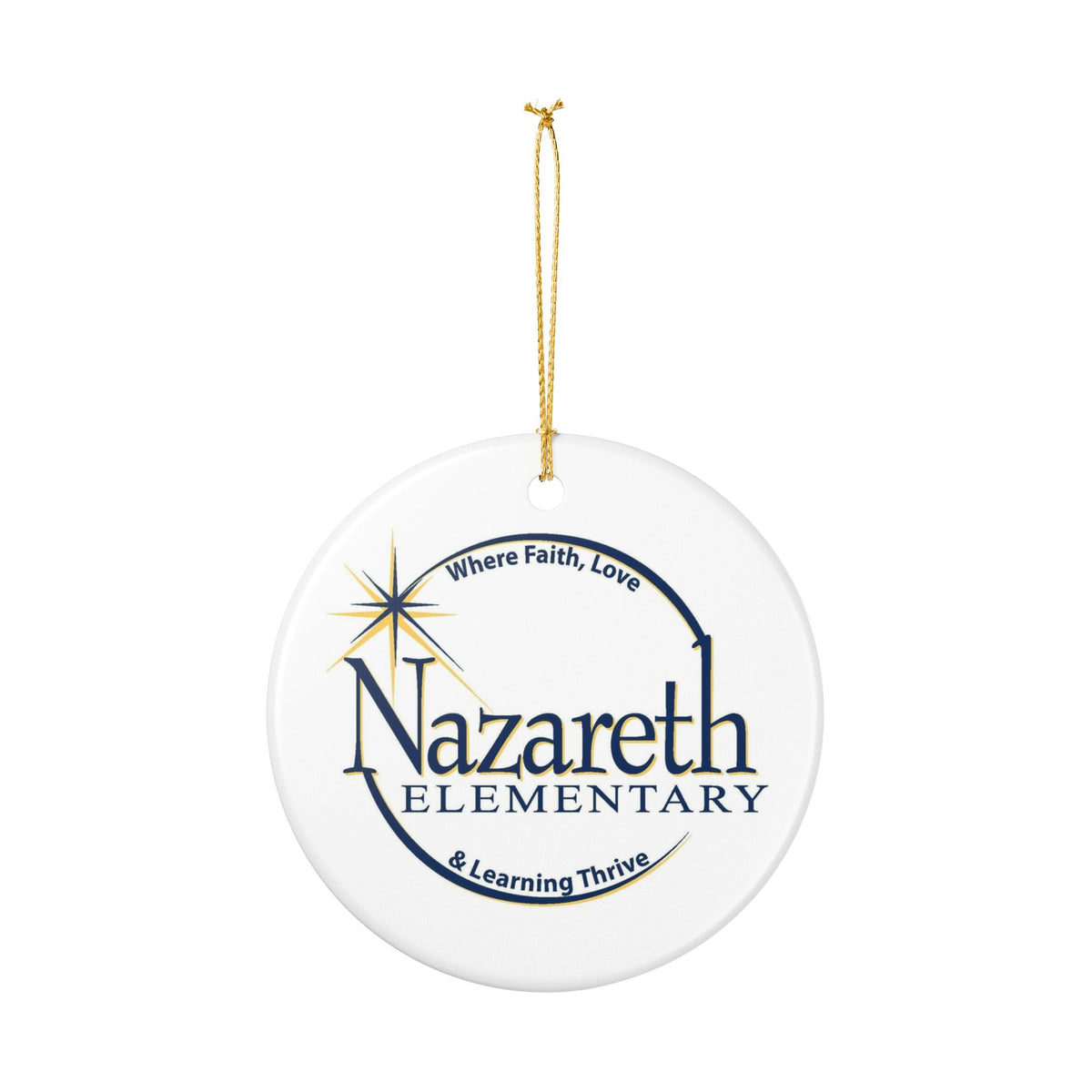Nazareth Elementary School, Rochester, NY  Ceramic Ornament