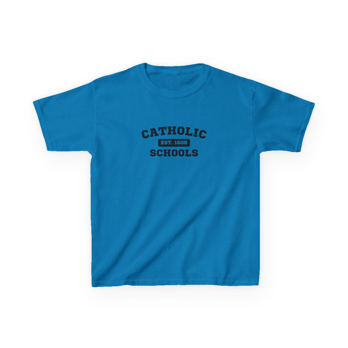 Kids Catholic Schools Tee – Established 1606 – Youth School Spirit Shirt