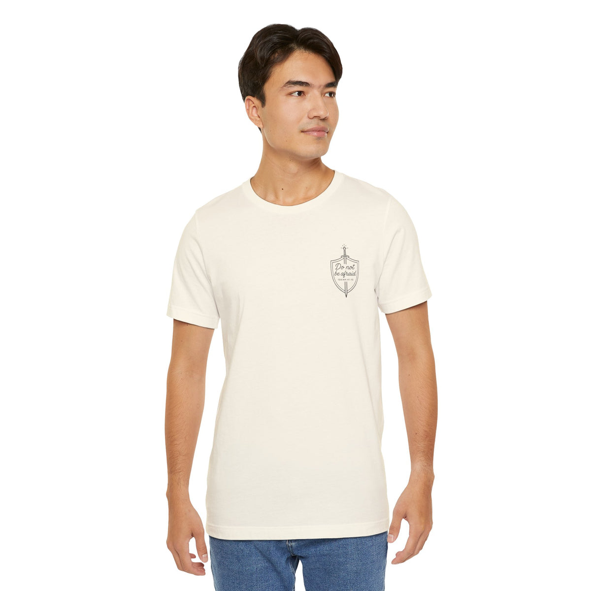 Be Not Afraid Catholic T-Shirt - Isaiah 41:10 & St. John Paul II Inspirational Tee