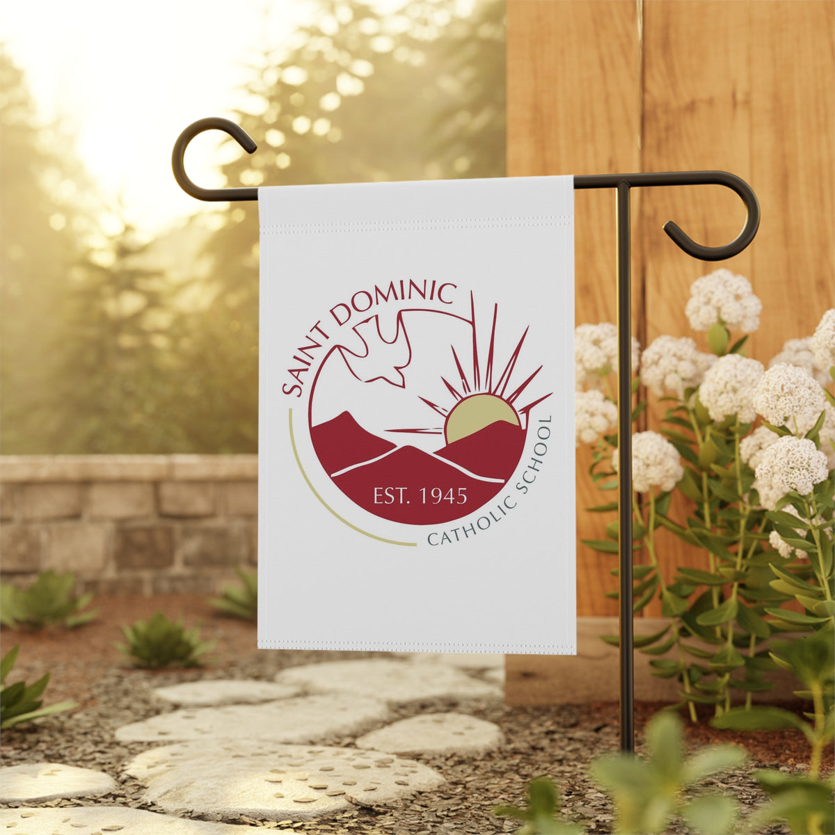 St Dominic School - Kingsport, TN  Garden & House Banner – Personalized Faith-Inspired Flag
