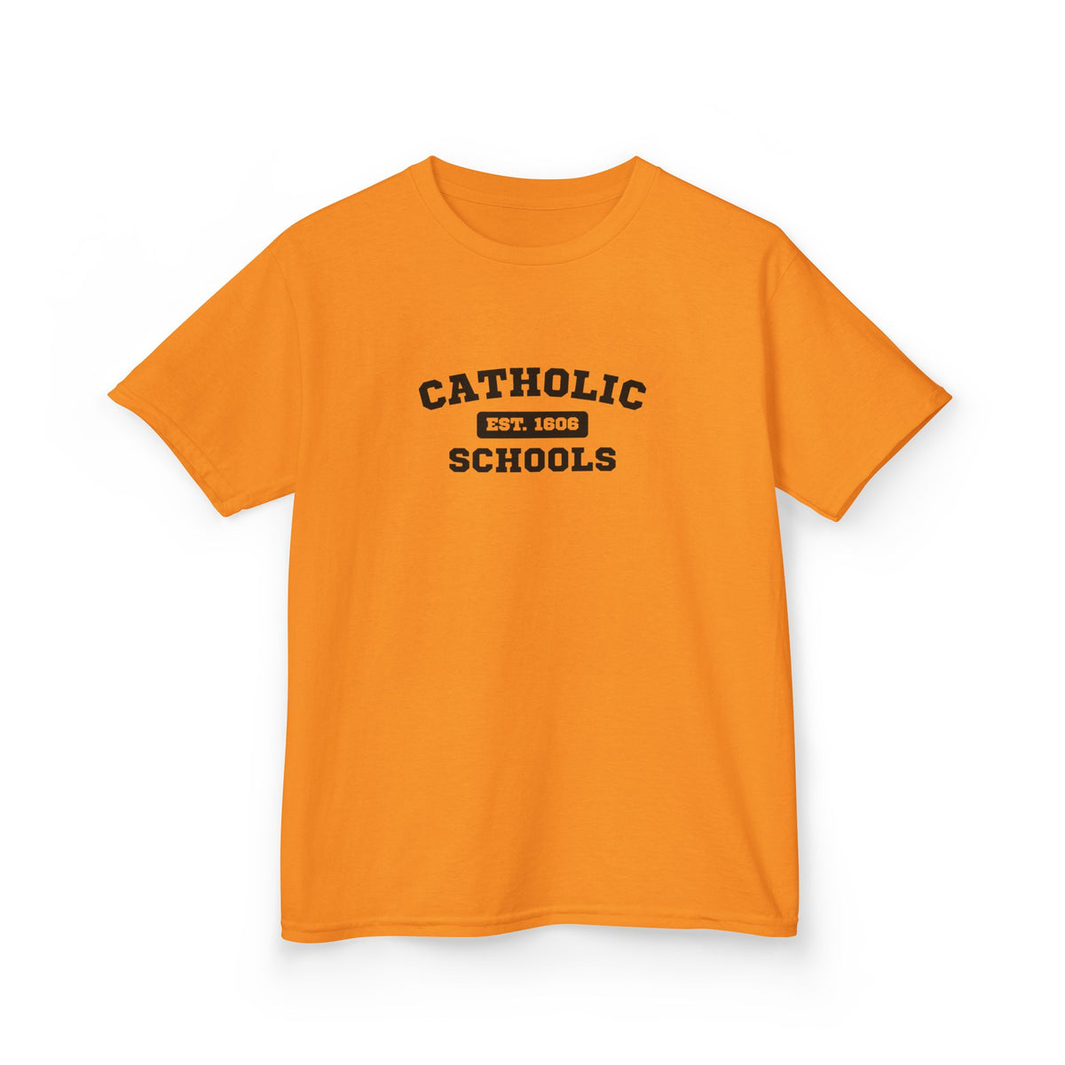 Kids Catholic Schools Tee – Established 1606 – Youth School Spirit Shirt