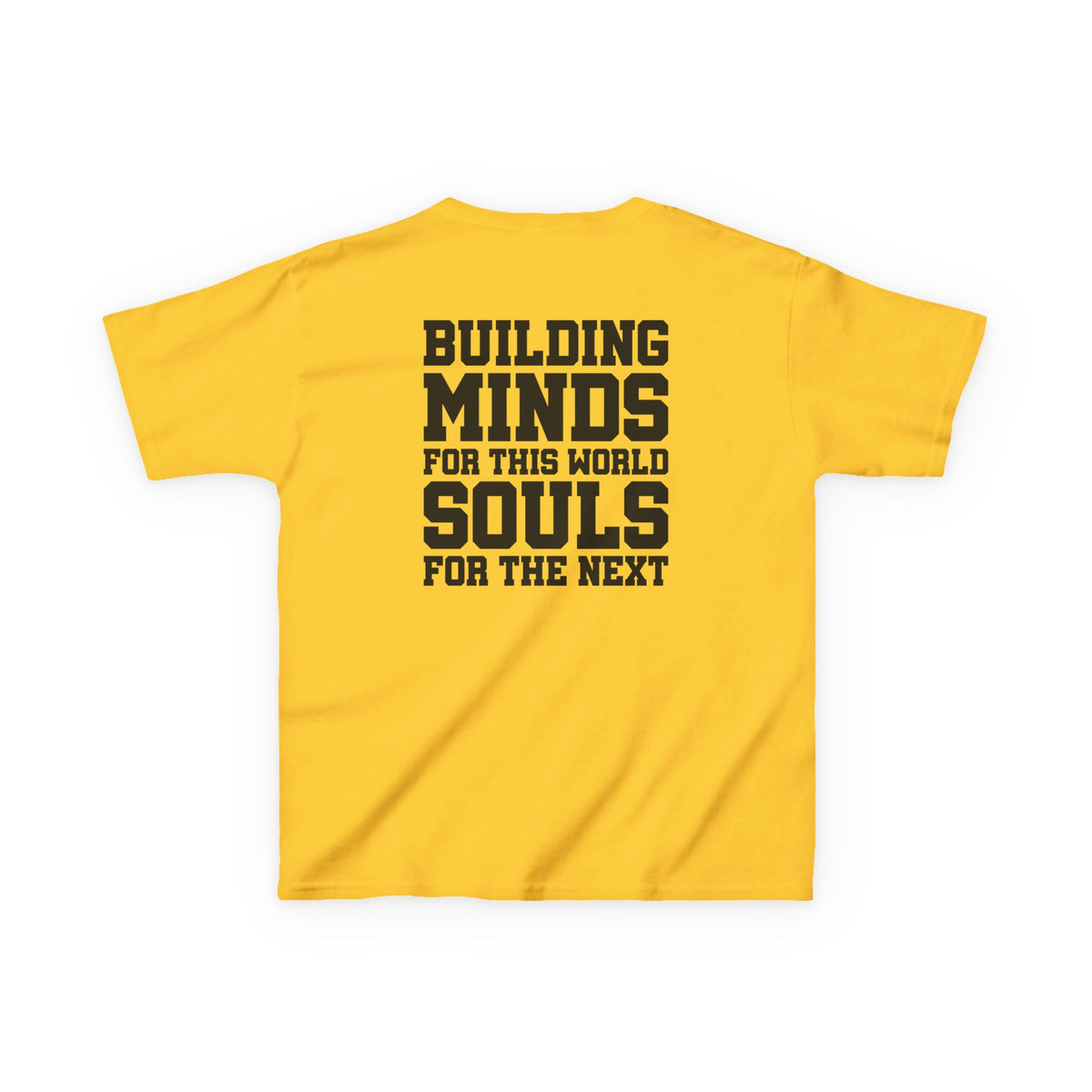 Catholic Schools Est. 1606 Kids T-Shirt – "Building Minds for This World, Souls for the Next" (Catholic Schools Series)