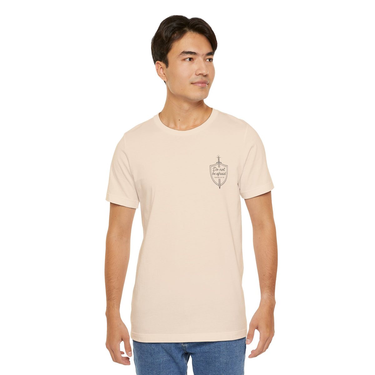 Be Not Afraid Catholic T-Shirt - Isaiah 41:10 & St. John Paul II Inspirational Tee