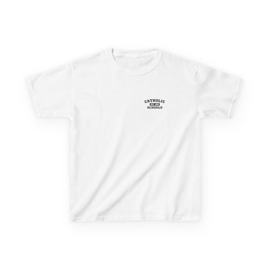 Catholic Schools Est. 1606 Kids T-Shirt – "Play Hard ∙ Study Harder ∙ Pray Hardest" (Catholic Schools Series)