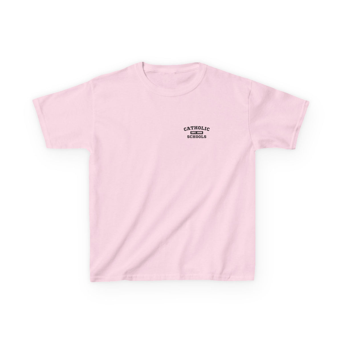 Catholic Schools Est. 1606 Kids T-Shirt – "Building Minds for This World, Souls for the Next" (Catholic Schools Series)