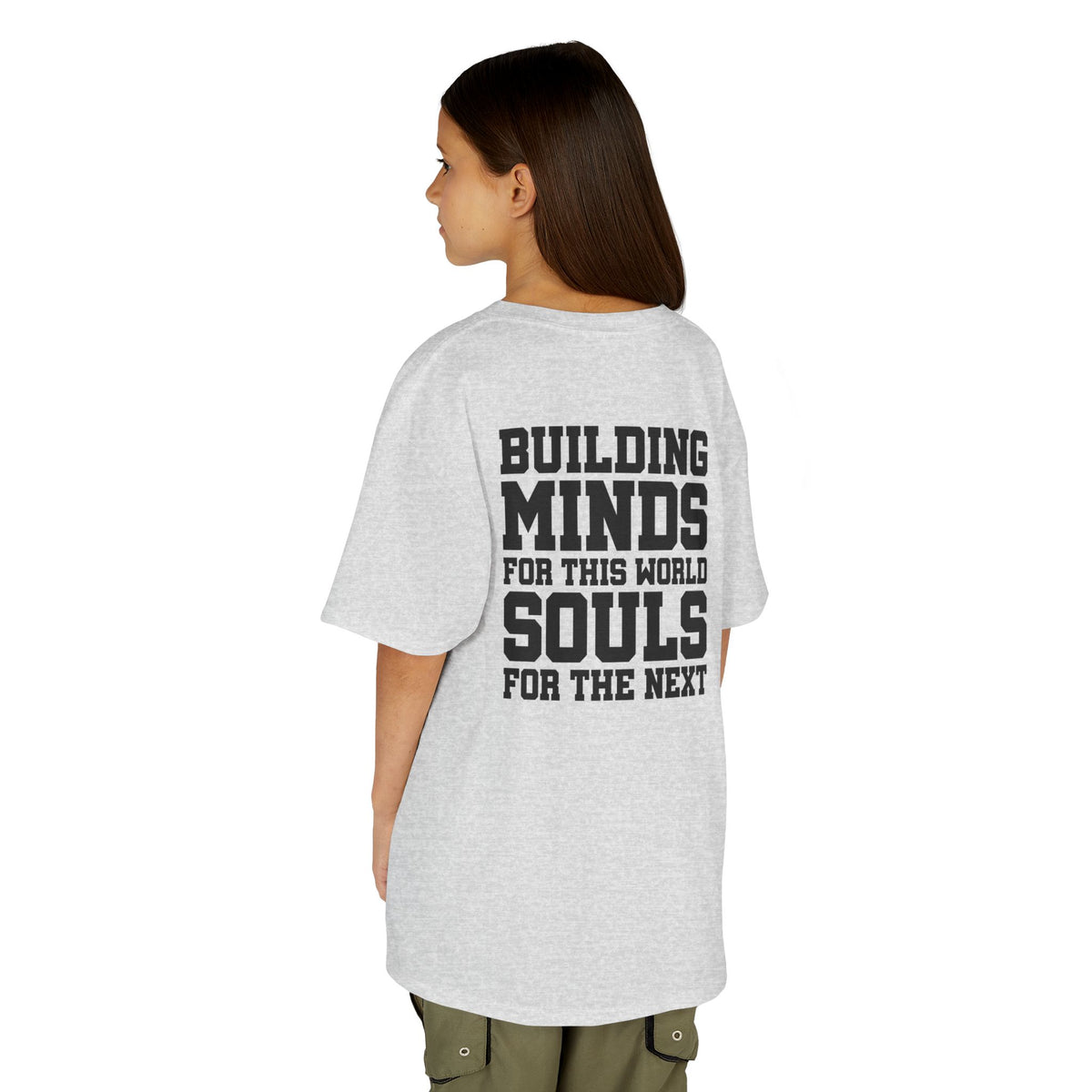 Catholic Schools Est. 1606 Kids T-Shirt – "Building Minds for This World, Souls for the Next" (Catholic Schools Series)