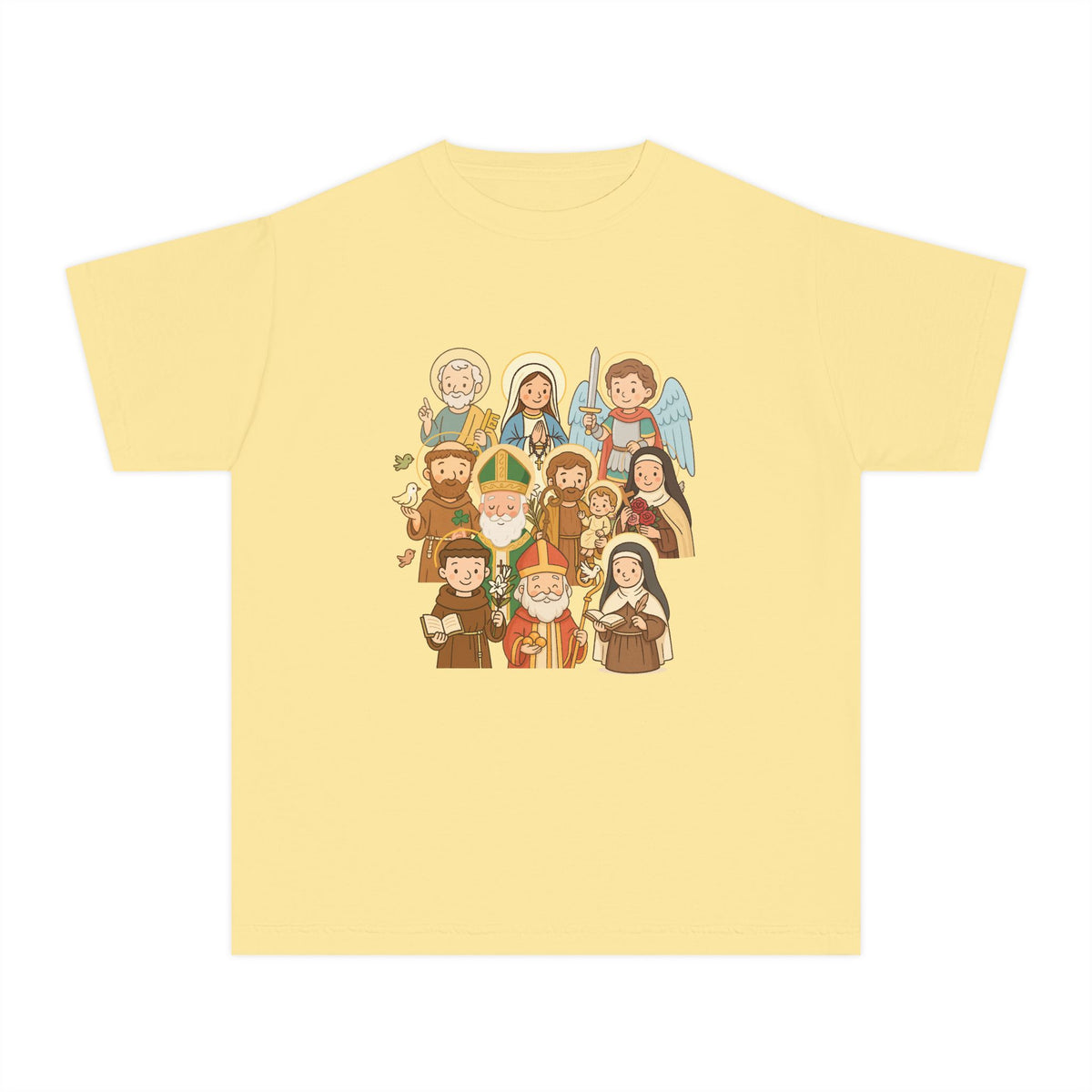 Youth All Saints Day Midweight Christian Tee