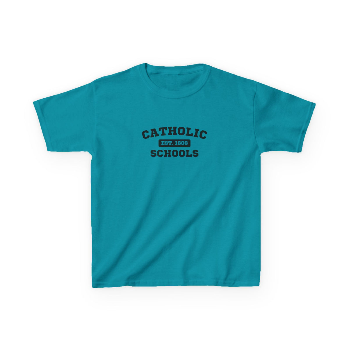 Kids Catholic Schools Tee – Established 1606 – Youth School Spirit Shirt