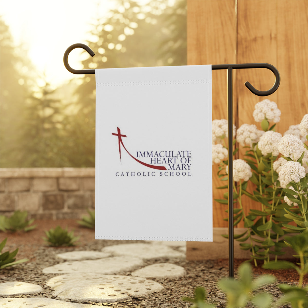 Immaculate Heart of Mary School - Grand Rapids, MI  Garden & House Banner – Personalized Faith-Inspired Flag
